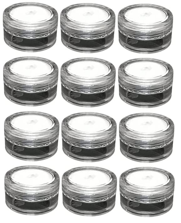 M.C. PIPWALA MC PIPWALA 10 gm Empty Transparent acrylic cosmetic Containers For CosmeticsPACK OF 12  - Image 1
