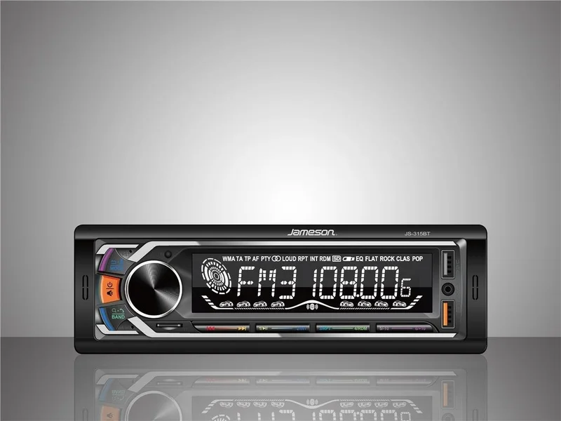 JAMESON Garage World JS-315 Bt Car Radio with Dual Amplifier Output 4*60W/PHONE Control/usb/bluetooth/sd/aux