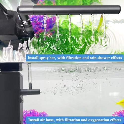 FEDOUR Submersible Aquarium Internal Filter, Filter with Water Pump for Fish Tank up to 35 Gallon (for 3-20 gallon) - Image 3