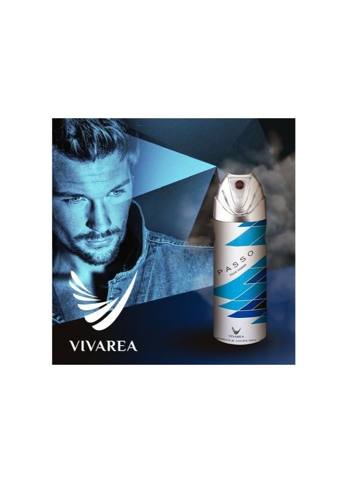 فيفاريا بخاخ معطر باسو للرجال 200 مل - Image 2