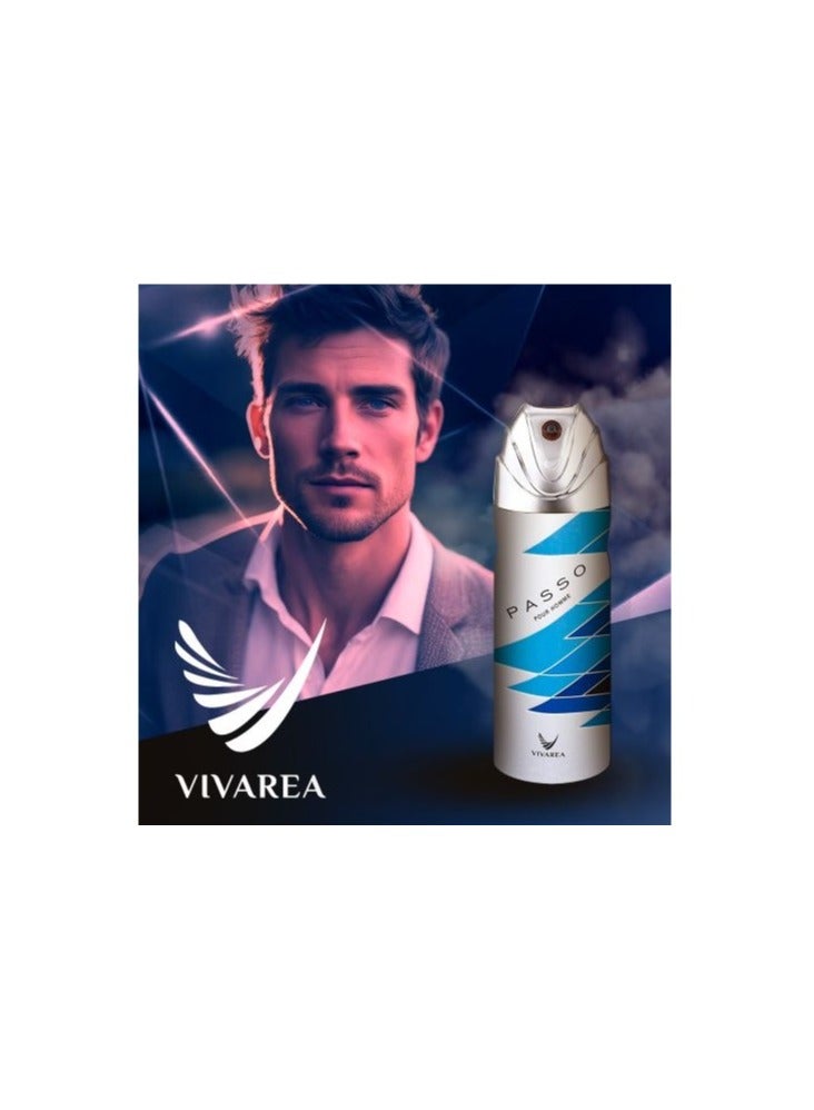 فيفاريا بخاخ معطر باسو للرجال 200 مل - Image 3