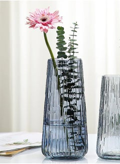 ماركة غير محددة فازة زجاج شفاف فاخرة 21.7سم  - Image 5