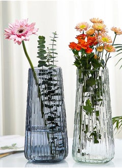 ماركة غير محددة فازة زجاج شفاف فاخرة 21.7سم  - Image 4
