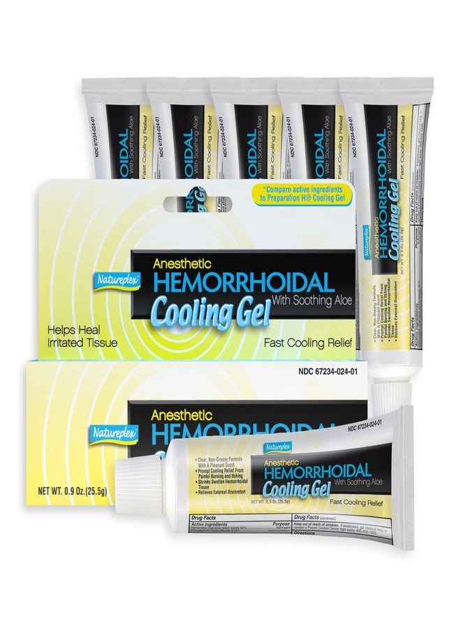 Natureplex Anesthetic Hemorrhoidal Cooling Gel with Soothing Aloe (6 Pack) - Image 5