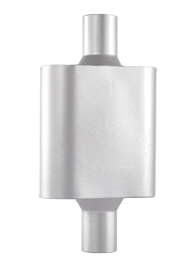Floshine كاتمات صوت فلوشاين العالمية، غرفة واحدة، مدخل/مخرج 2.5 بوصة، كاتم صوت عادم سيارات عالي الأداء FH425109 - Image 1