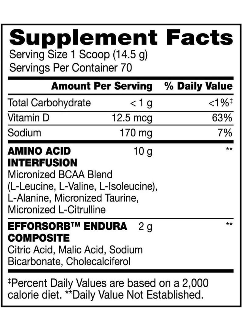 BSN AMINO X 30SERV BLUE RASP (6/CASE) - Image 3