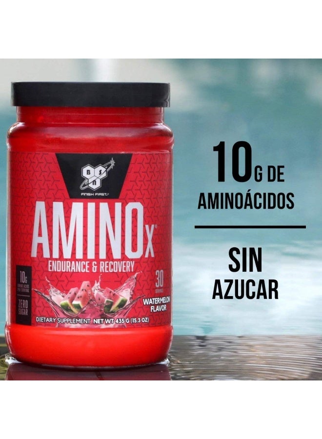 BSN AMINO X 30SERV BLUE RASP (6/CASE) - Image 1