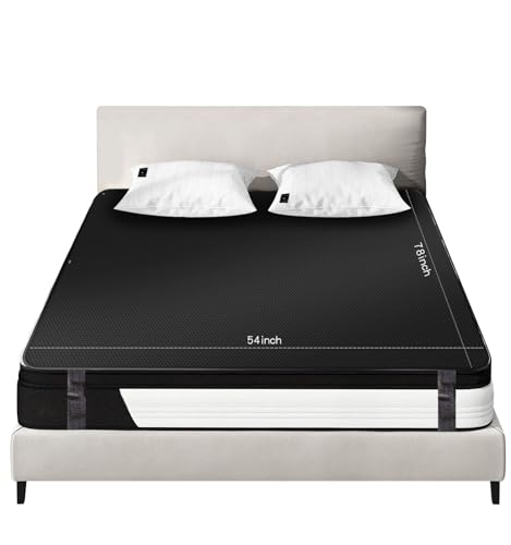 KLASLAV Grounding Mat for Bed King, Breathing Grounding Mattress Pads, Full Body Grounding Mat for Efficient Sleep, Reduce Stress Sleeping Sheet (54x78IN) - Image 1