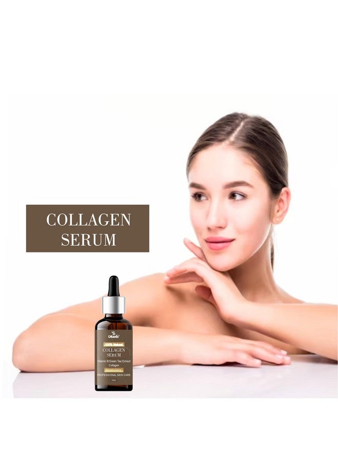 Oilanic Natural Collagen Face Serum for Glowing Skin (Pack of 2, Each 30 ml)|Serum for Face Hydrating and Moisturizing serum for Fine Lines and Dryness Daily Use for Smooth and Fresh Looking Skin| - Image 2