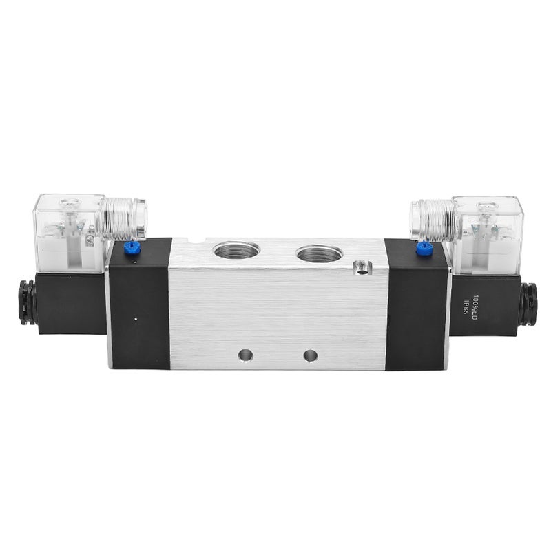 Pneumatic Solenoid Air Valve 3 Position 5 Way Connection Type Electromagnetic Electrical Control Valve DC12V - Image 5