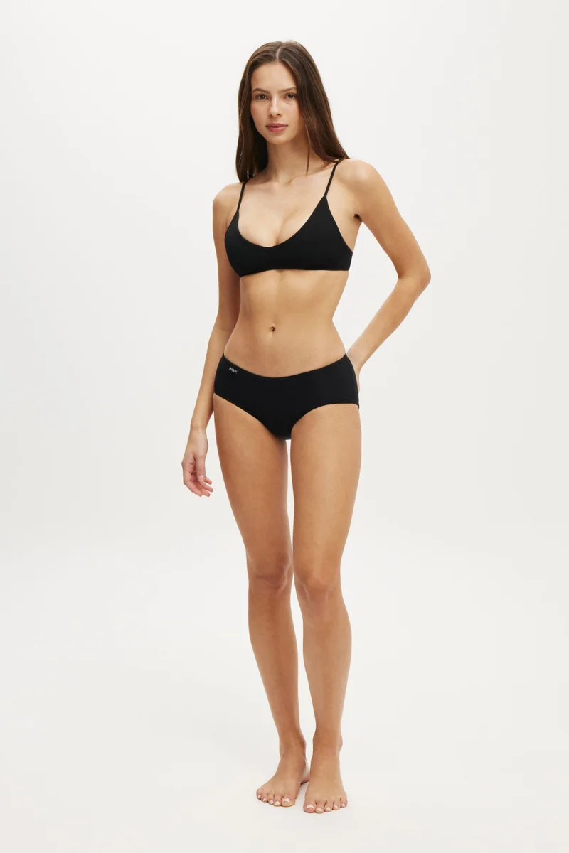 ORGANIC COTTON RIB BOYLEG BRIEF