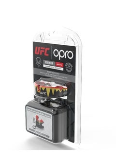 OPRO Self Fit Ufc Platinum Black/Gold/Red  - Image 4