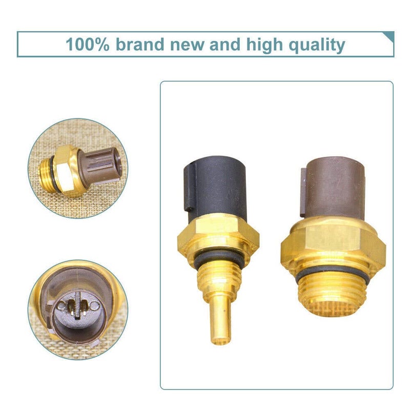 VISVIC 2PCS Cooling Fan Switch and Coolant Temperature Sensor Set Replacement Fit for Honda Acura Sol CR-V Civic Odyssey Accord Insight CL TL MDX RSX 37760-P00-003 37870-PJ7-003 - Image 2