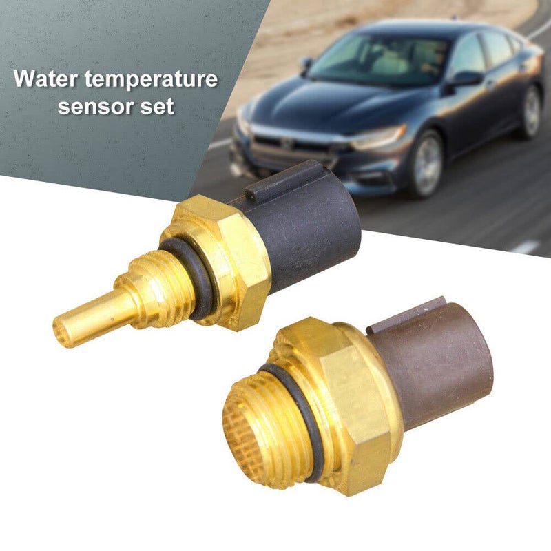 VISVIC 2PCS Cooling Fan Switch and Coolant Temperature Sensor Set Replacement Fit for Honda Acura Sol CR-V Civic Odyssey Accord Insight CL TL MDX RSX 37760-P00-003 37870-PJ7-003 - Image 4