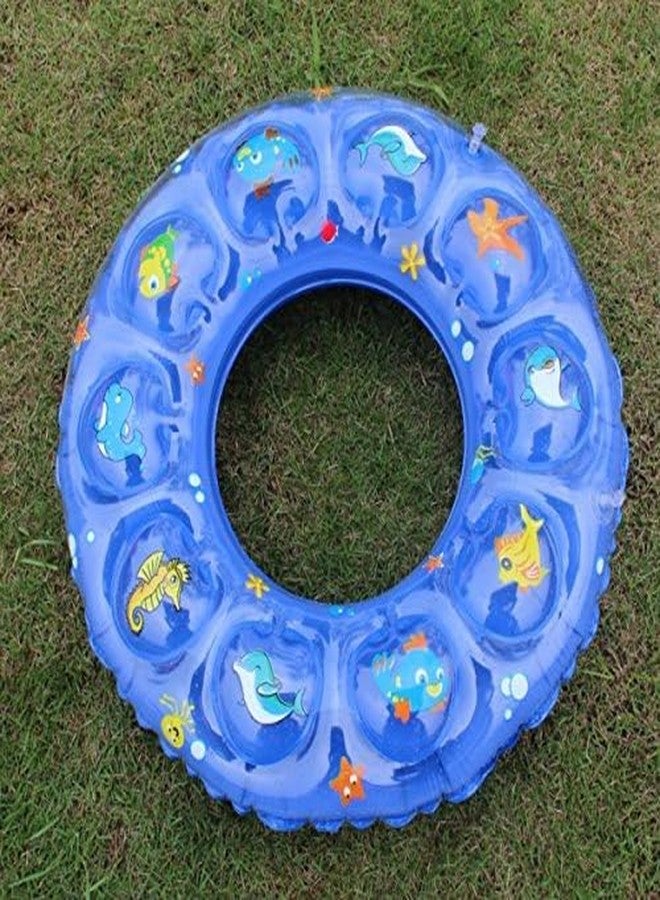 VWretails Safety Inflatable Swim Ring for Kids and Childrens- Blow Up Crystal Lap Double Thick Floating Raft Tube for Swimming Pool Fun and enjoyments of Water Fun(Pack of Any One Design) (50 cm) - Image 4