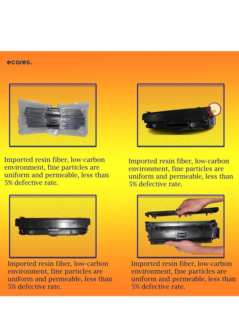 ECARES® 222A W2220A Compatible Toner Cartridge Use for Color LaserJet Pro MFP 3303fdw 3303sdw 3388sdw 3388fdw HP LaserJet Pro 3203 3288 Printer Series(Black) - Image 2