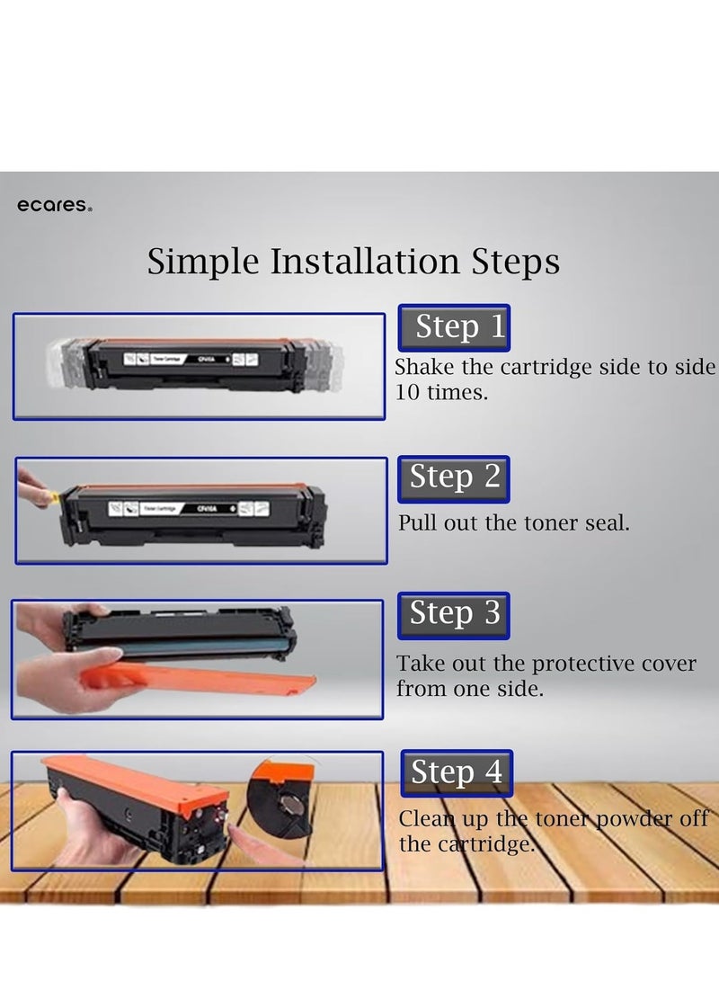 ECARES® 222A W2220A Compatible Toner Cartridge Use for Color LaserJet Pro MFP 3303fdw 3303sdw 3388sdw 3388fdw HP LaserJet Pro 3203 3288 Printer Series(Black) - Image 3
