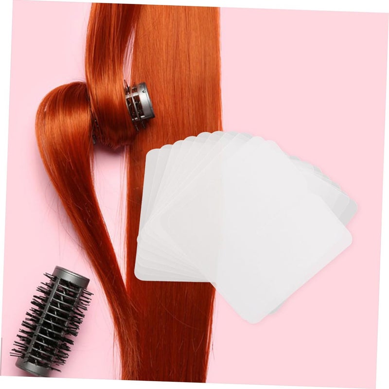 IMIKEYA 6pcs Hair Extension Heat Shield Guards Glue Protectors for Safe Bonding Durable Templates for Easy Application and Scalp Protection - Image 4