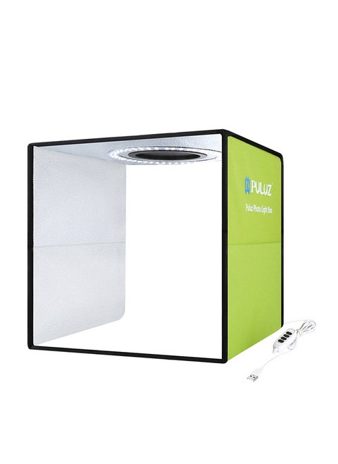 Lightbox Mini Photo Studio Light Box with 6 Color Backdrops Photo Shooting Tent Kit 80Pcs LED Light Room Foldable Photography Lighting