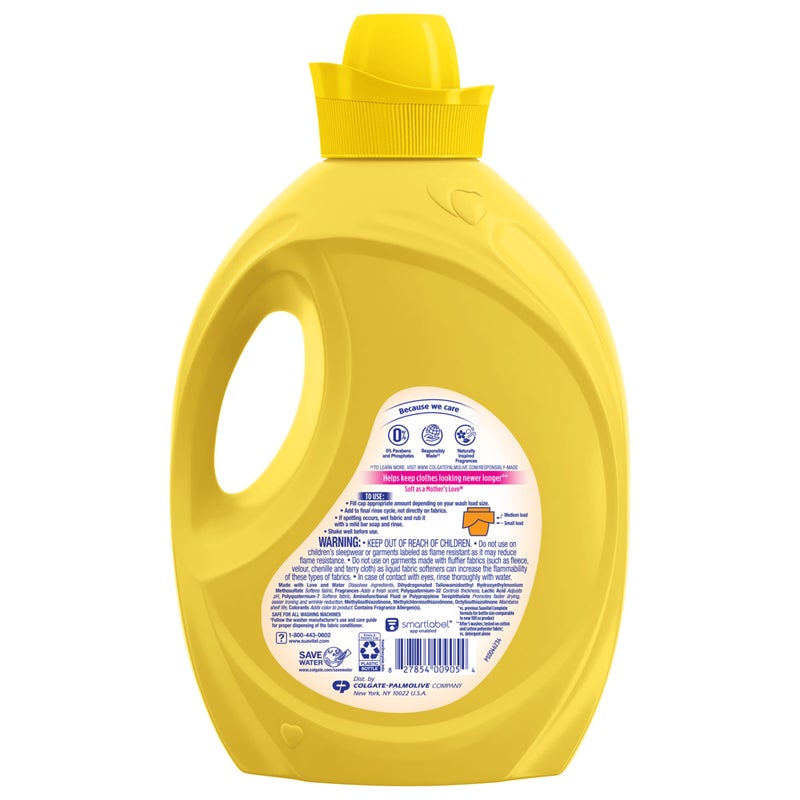 Suavitel سوفتيل سائل مكمل منعم الأقمشة، منعم أقمشة لغسيل الملابس بتقنية حماية الأقمشة، شمس الصباح، 100 أونصة سائلة، سائل كاف لـ 100 حمولة صغيرة - Image 5