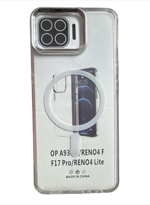 Case For Oppo a 93 4g /reno4 /f17 reno 4 lite  Case Crystal Clear [Not Compatible with MagSafe] Soft TPU Gel Case Flexible Silicone Anti-Scratch Transparent TPU Cover - Clear