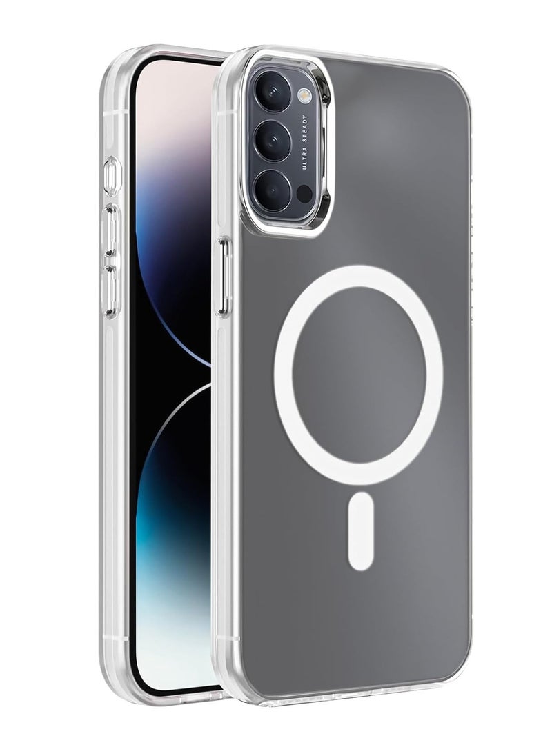 Case For Oppo a 93 4g /reno4 /f17 reno 4 lite  Case Crystal Clear [Not Compatible with MagSafe] Soft TPU Gel Case Flexible Silicone Anti-Scratch Transparent TPU Cover - Clear