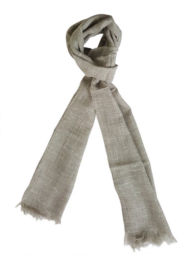 Mehrunnisa Handcrafted Pure Cashmere Wool Muffler Wrap - Unisex - Image 1