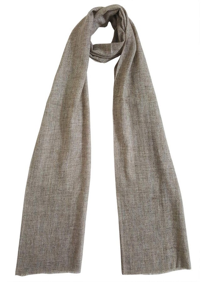 Mehrunnisa Handcrafted Pure Cashmere Wool Muffler Wrap - Unisex - Image 2
