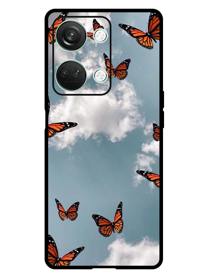 Theodor Protective Case Anti Scratch Shock Proof Bumper Cover For OnePlus Nord 3 Butterfies - Image 1