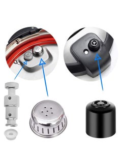 KASTWAVE مقبض تحرير البخار الأصلي قطع غيار صمام الطفو صمام ضغط عالمي لقدر Instant Pot مع 3 أغطية سيليكون وحشوات لقدر Instant Ultra سعة 3 6 8 لتر لطنجرة الضغط الكهربائية  - Image 2