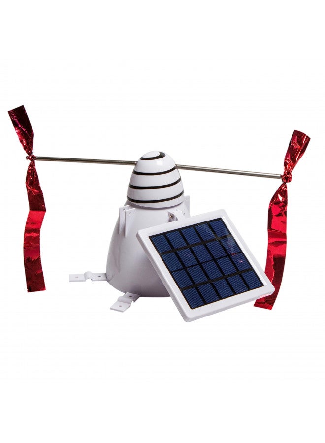 BIRD.B.GONE Bird B Gone - Solar Bird Repeller - Spinning Bird Deterrent with Telescoping Arms - Prevents Birds from Landing - Humane Repellent - Portable Design - for Boats, Patios, AC Units, Etc - Solar Powered - Image 1