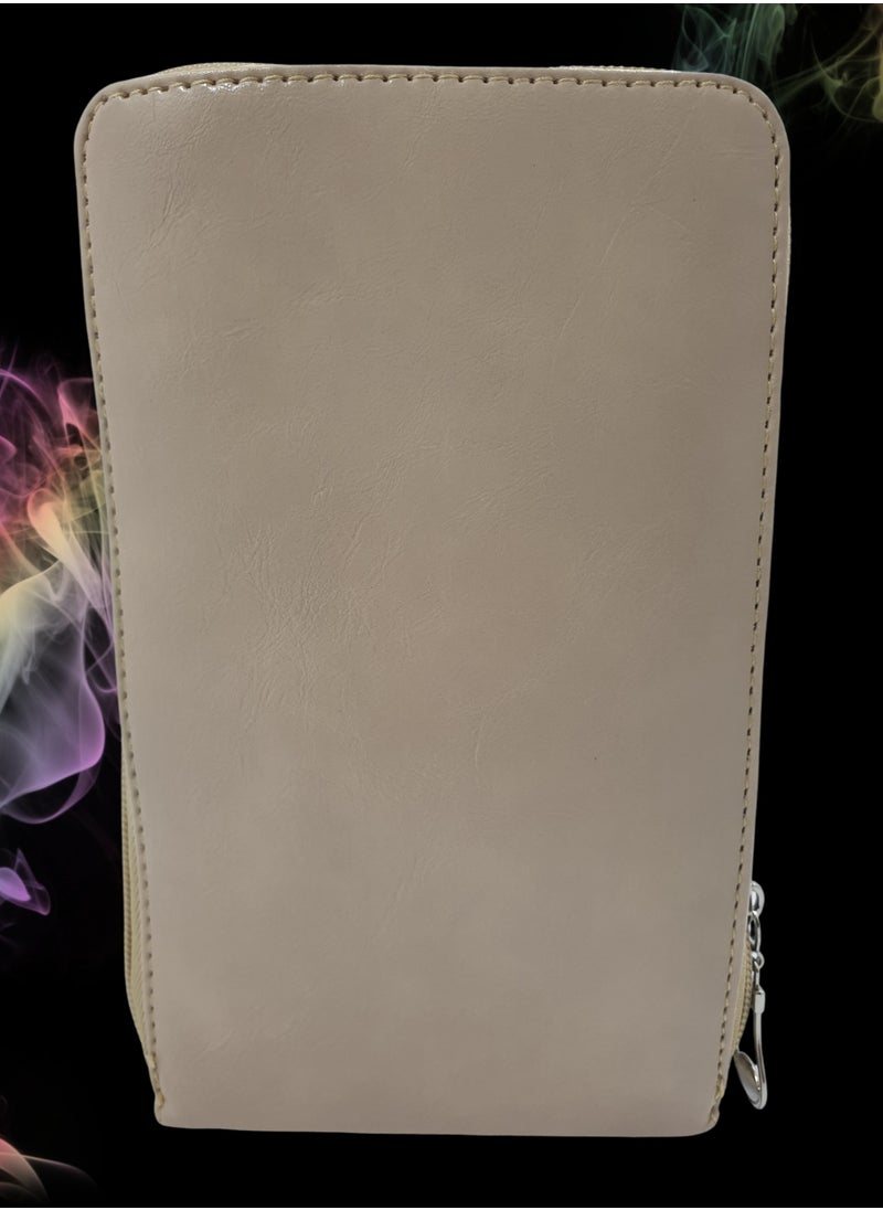 TO FASHION - TO 3009 LEATHER WOMEN, GIRLS CROSS BODY BAG, SHOULDER BAG, WITH ATTATCHED BELT, MODERN, UNIQUE AND ELEGANT DESIGN, DIMENSIONS 20*12*8 CM BEIGE A - Image 1