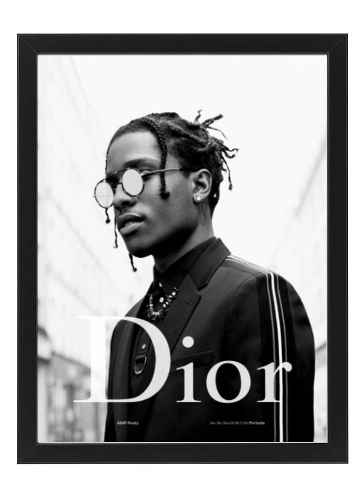 Boomah Accessories Asap Rocky Dior Poster With Frame 30X40 cm 