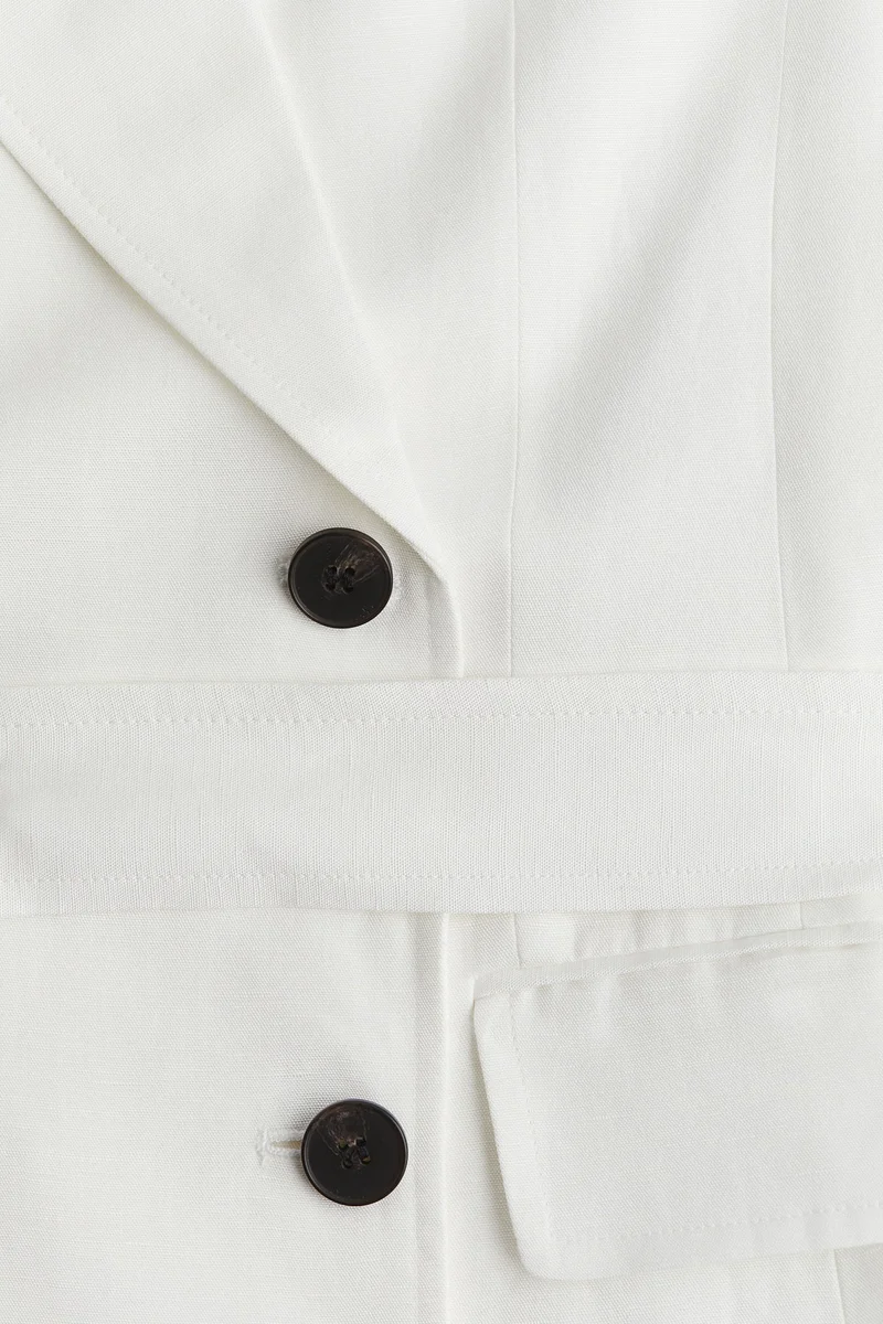 H&M Linen-blend blazer dress