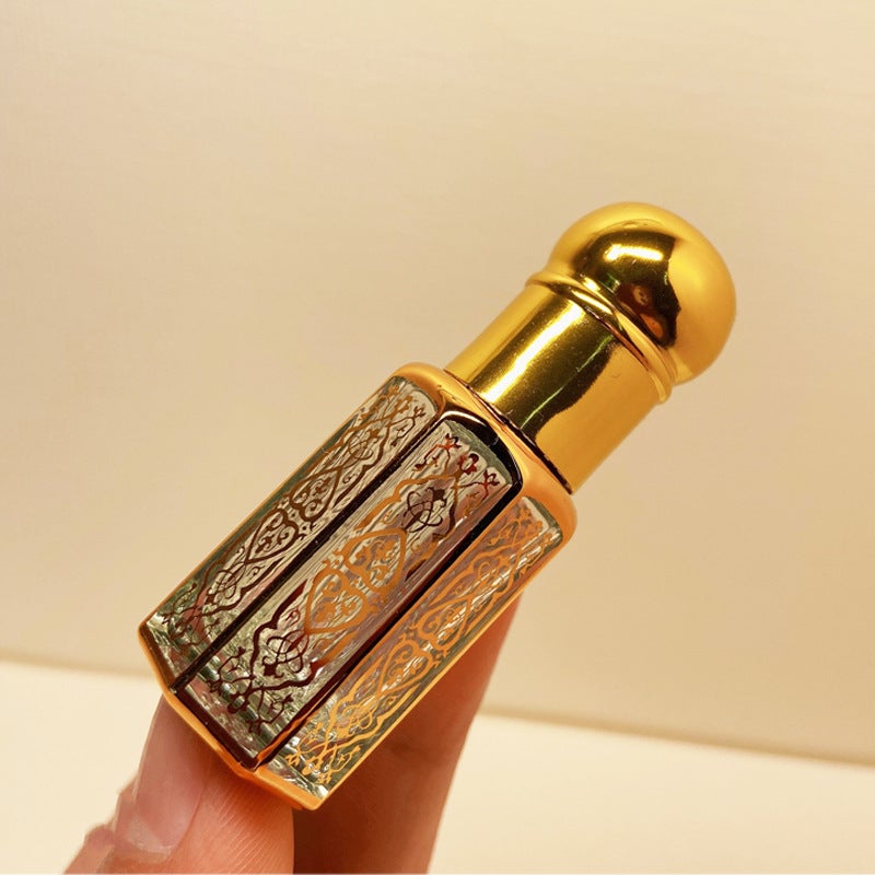 Laser Coated Crystal Essential Oil Bottle Sub-Bottle Spiral Sealed Dropper Perfume Bottle Roller Ball Bottle Manufacturer Octagonal - Image 2