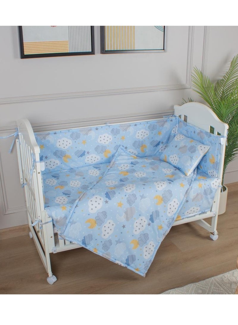 BABYCARA 5-Piece Baby Bed Guardrail Mattress fits Size 120x60cm - Image 1