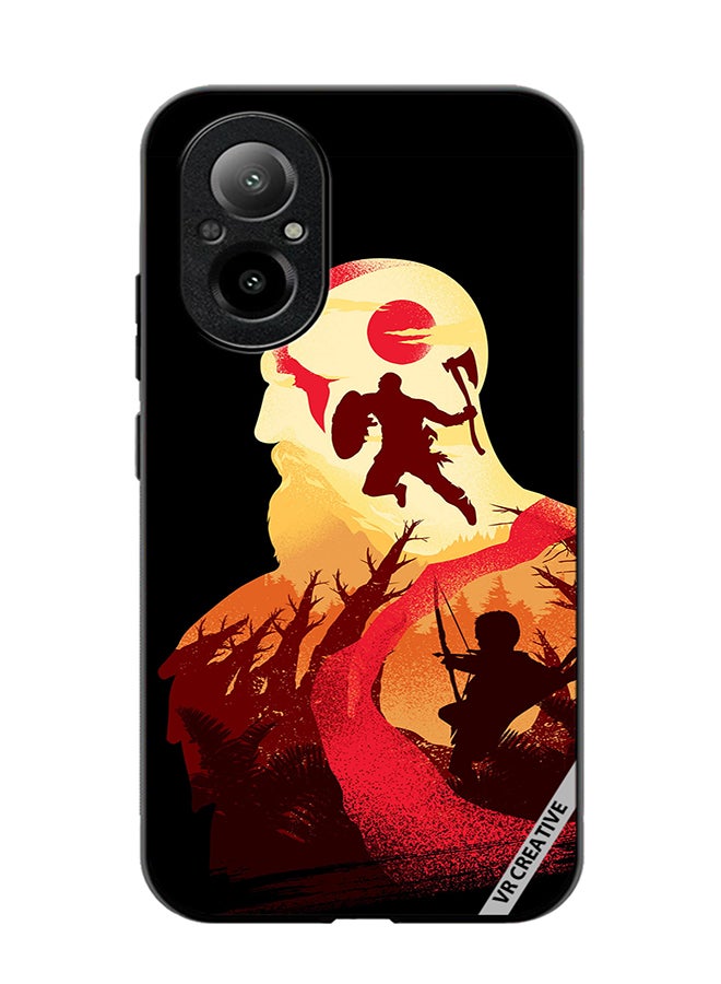 VR CREATIVE Protective Case Cover For Realme C67 4G God Of War Design Multicolour - Image 1