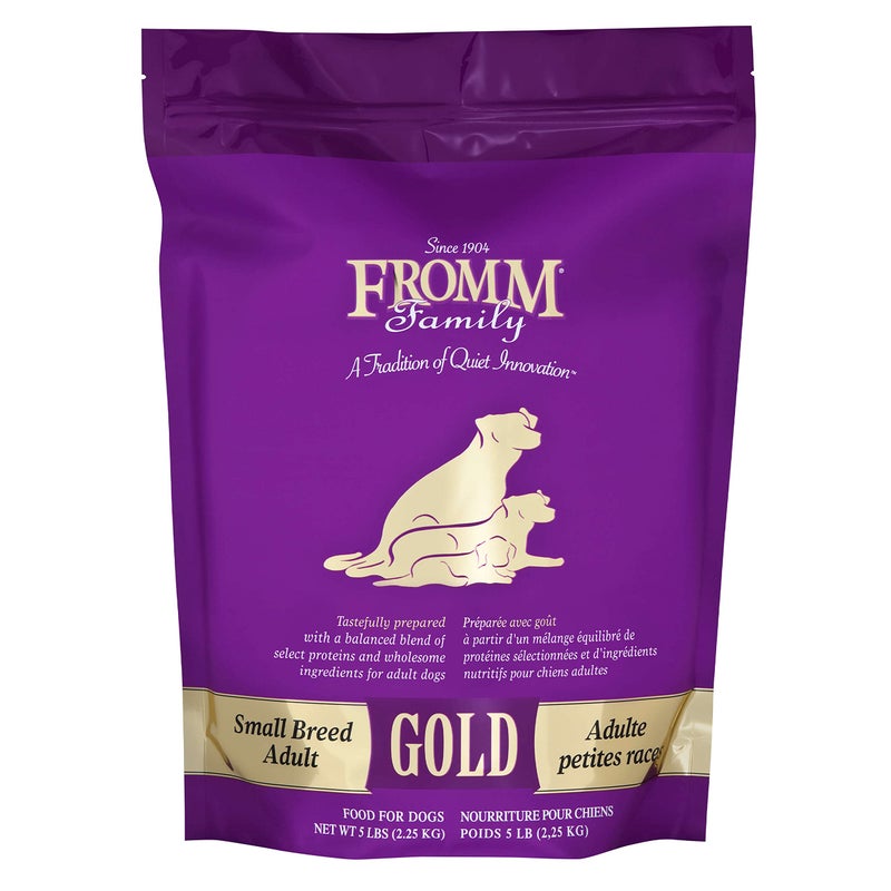 Fromm Small Breed Adult Gold Premium Dry Dog Food - Dry Adult Dog Food for Small Breeds - Chicken Recipe - 5 lb - Image 1