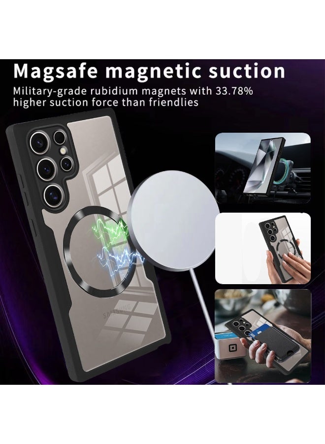 HYH 360° Full Body Magnetic Case for Samsung Galaxy S26 Ultra, Double-Sided Shockproof Protective Cover with Built-in Screen Protector - Image 3