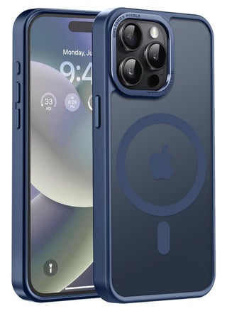 جراب مغناطيسي لهاتف iPhone 15 Pro مقاس 6.1 بوصة جراب هاتف شفاف غير لامع رفيع مقاوم للصدمات ومضاد للأصفر للنساء والرجال والفتيات والأولاد (أزرق) - pzsku/ZF33DAC8D772FD4063C42Z/45/1742844828/c8627024-175b-462e-bff2-3fab7a51c6ed