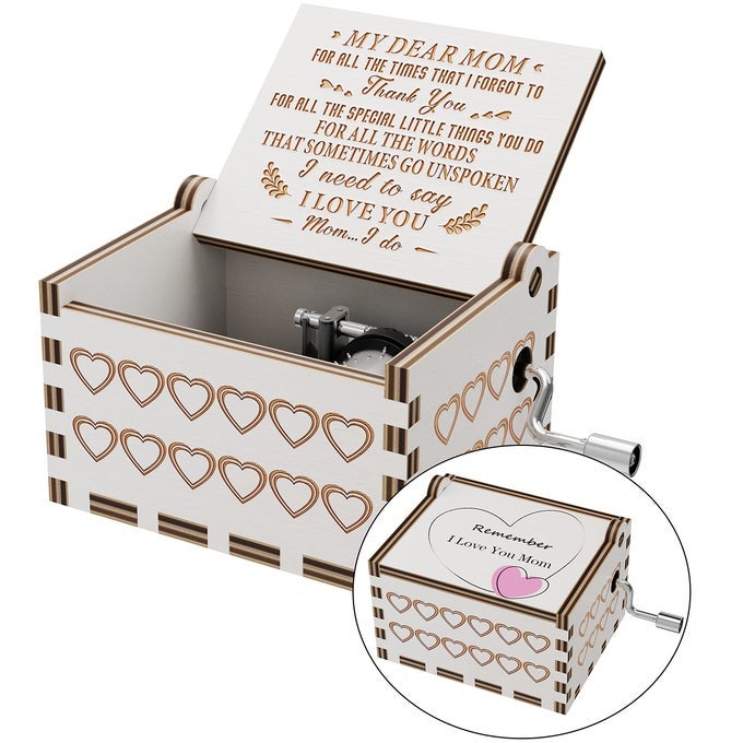 You are My Sunshine Wood Music BoxesLaser Engraved Vintage Wooden Sunshine Musical Box Gifts for GirlfriendBoyfriendFamily FriendsOn BirthdayFestival to My Mother