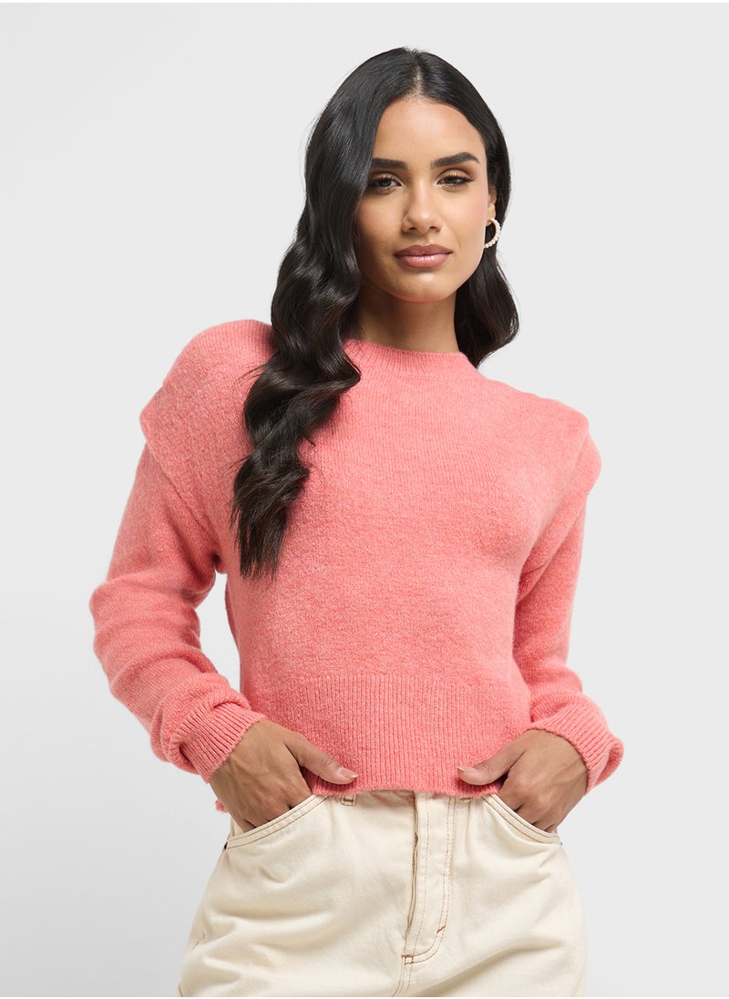 VERO MODA Round Neck Knitted Sweater  - Image 1