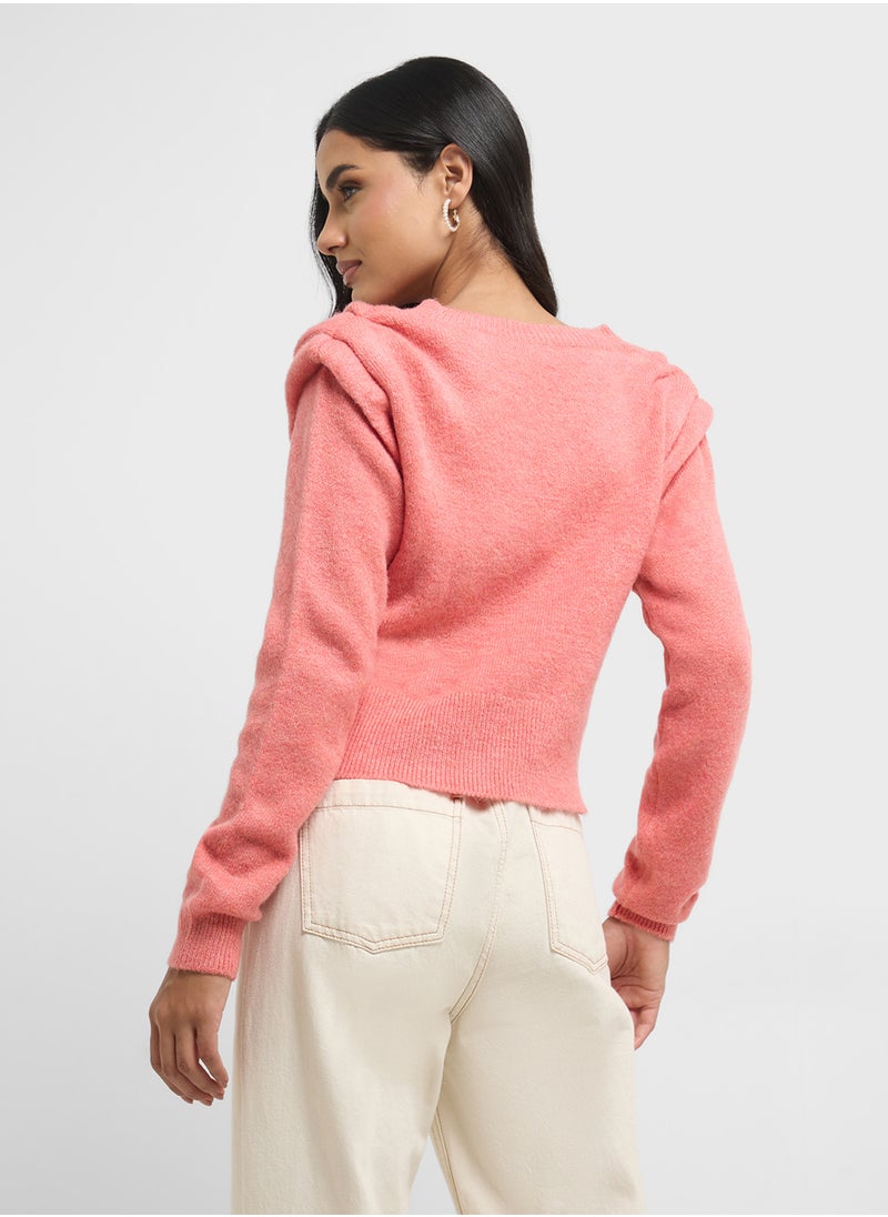 VERO MODA Round Neck Knitted Sweater  - Image 2