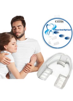 Crazylife Comfort Mouth Guard Stop Teeth Grinding Dental Protector Transparent Clenching Teeth at Night  Mouth Guard for Sleeping Relieve Soreness in Jaw Muscles  - Image 1