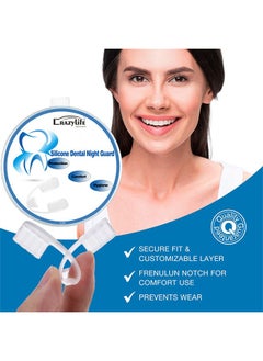 Crazylife Comfort Mouth Guard Stop Teeth Grinding Dental Protector Transparent Clenching Teeth at Night  Mouth Guard for Sleeping Relieve Soreness in Jaw Muscles  - Image 2