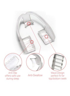 Crazylife Comfort Mouth Guard Stop Teeth Grinding Dental Protector Transparent Clenching Teeth at Night  Mouth Guard for Sleeping Relieve Soreness in Jaw Muscles  - Image 5