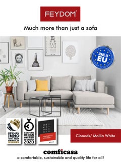 COMFICASA FEYDOM CLOOODS - Mollia White: The transformable and easy Sofa bed  - Image 1