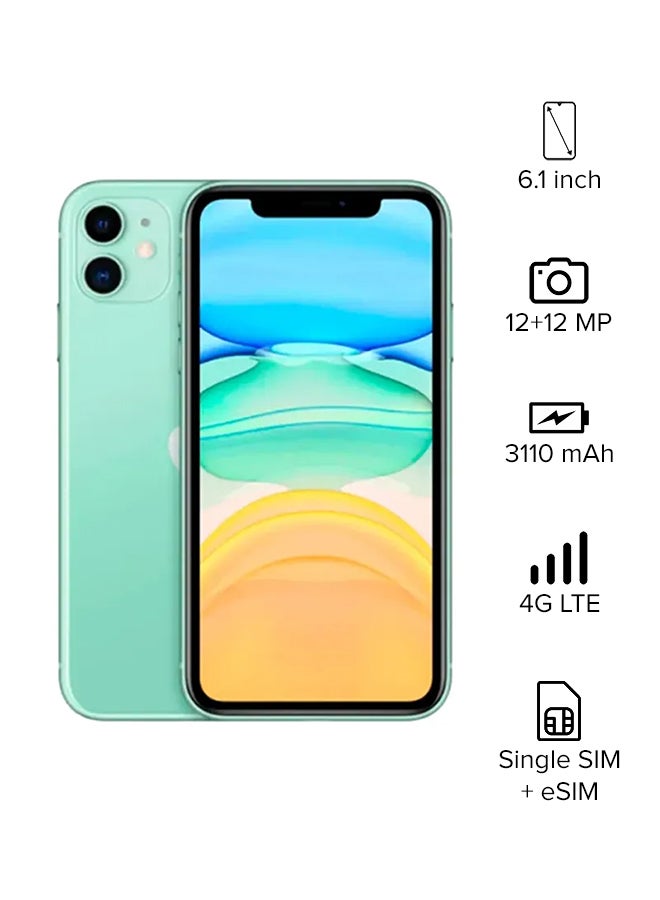Apple iPhone 11 Green 128GB 4G LTE (2020 - Slim Packing) - International Version - Image 1