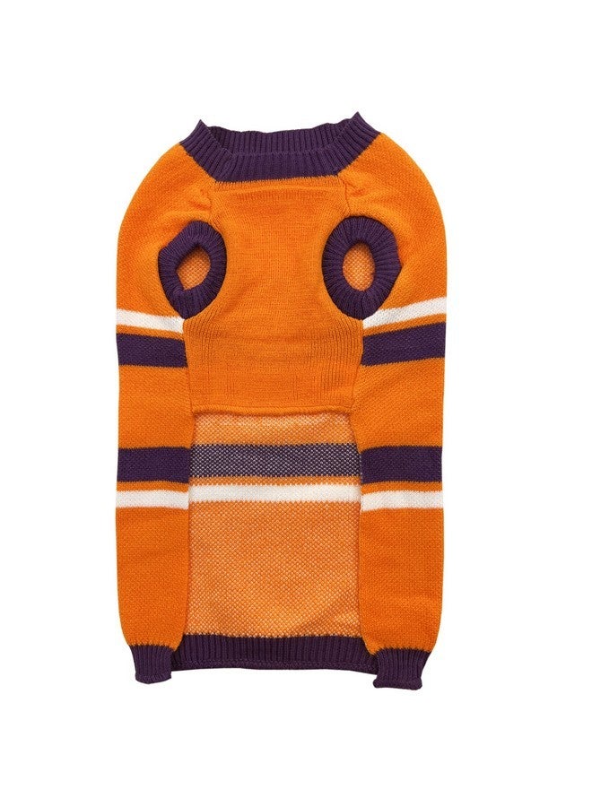 Pets First NCAA Clemson Tigers Dog Sweater, Size Medium. Warm and Cozy Knit Pet Sweater with NCAA Team Logo, Best Puppy Sweater for Large and Small Dogs - Image 2