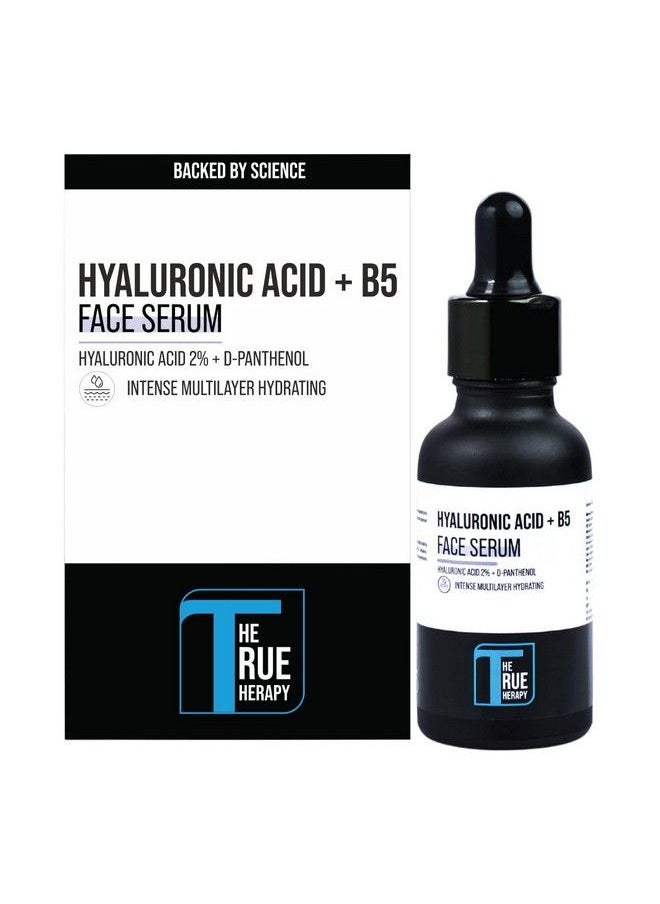 THE TRUE THERAPY 2% Hyaluronic Acid Serum With Provitamin B5 Intense Multilayer Hydration Probiotics Xylitol Dewy Looking Skin Moisturize Plump Skin Reduce Wrinkles Antiaging Serum 30 Ml  - Image 3